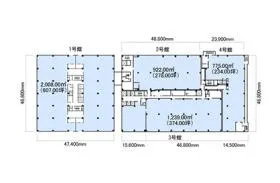 東京ダイヤビルディング4号館の基準階図面