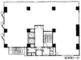 宮前ビルディングの基準階図面