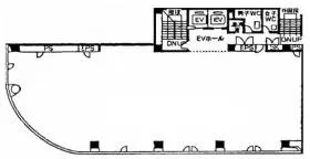 吉野第1ビルの基準階図面