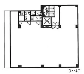 5東洋海事ビルの基準階図面