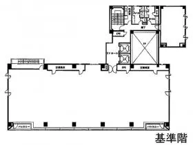 帝国書院ビルの基準階図面