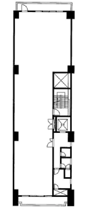 芝栄太楼ビルの基準階図面