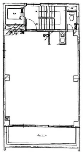 新槙町別館第1ビルの基準階図面