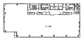 オーク神田ビルの基準階図面