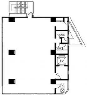 平安堂ビルの基準階図面