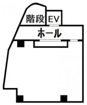駒込駅ビルの基準階図面