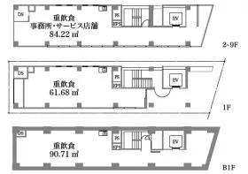 FF日本橋茅場町ビルの基準階図面