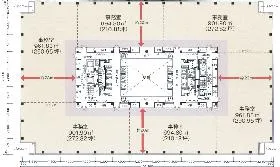 KDX豊洲グランスクエアの基準階図面