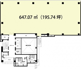 JMFビル渋谷02(旧:渋谷桜丘スクエア)：基準階図面