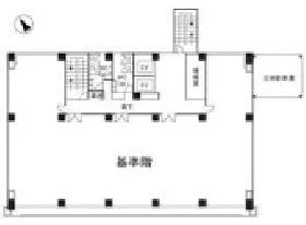 渋谷第一生命ビルの基準階図面