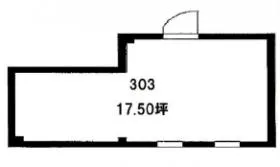 貝塚ビルの基準階図面