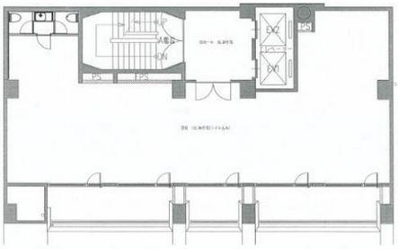 高倉第一ビルの基準階図面