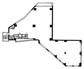 西新宿IKビルの基準階図面
