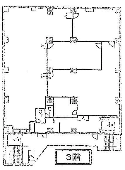大東芝浦ビルの基準階図面