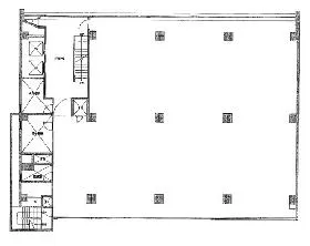 塩業会館ビルの基準階図面