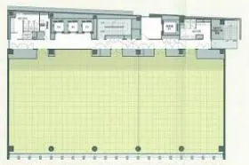 新橋アイマークビルの基準階図面