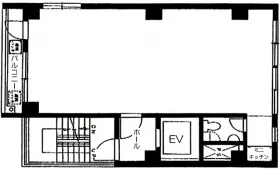 宮崎ビルの基準階図面