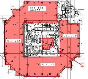 品川イーストワンタワーの基準階図面