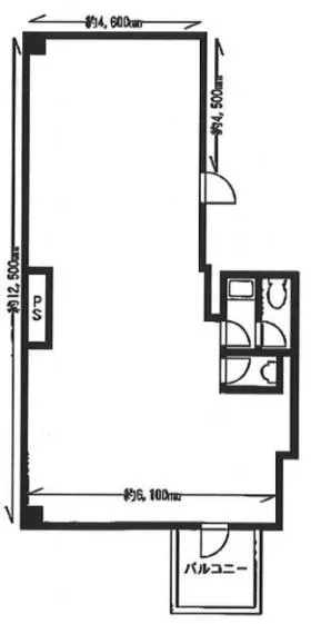 三清会館ビルの基準階図面