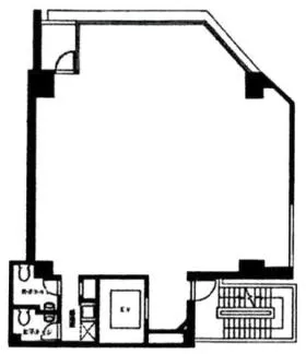 アキバ三滝館ビルの基準階図面