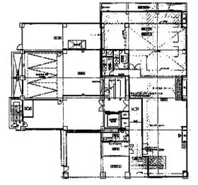 東洋ライス東日本支店ビルの基準階図面