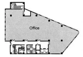 オセアン柏桜ビルの基準階図面