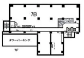 シャンソンビル浜松の基準階図面