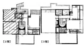 矢来町ハウスの基準階図面