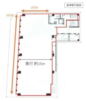 菱華ビルディングの基準階図面