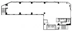 プライムオフィス平河町の基準階図面