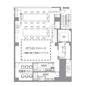 Bizflex東京八重洲の基準階図面