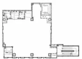 エスパシオ新富町ビルの基準階図面