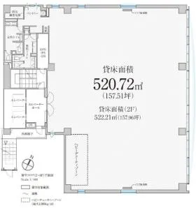 PMO神田須田町ビルの基準階図面