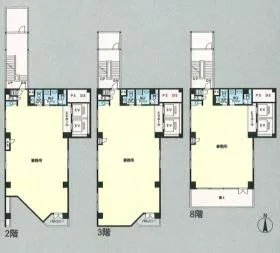 ハイブリッヂ西池袋ビルの基準階図面