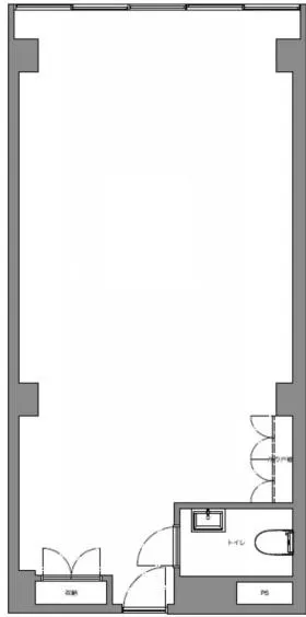 ホワイト銀座ビルの基準階図面
