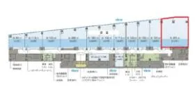 イノゲート大阪ビルの基準階図面
