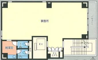 (仮称)田中恒産ビルの基準階図面