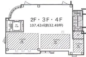 TC76東池袋一丁目ビルの基準階図面