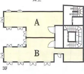 FACE西麻布ビルの基準階図面