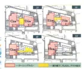 ブエナヴィスタ恵比寿ビルの基準階図面