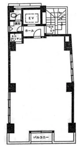 中野第一ビルの基準階図面